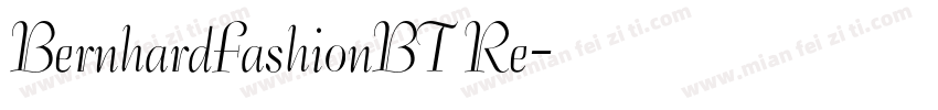 BernhardFashionBT Re字体转换
